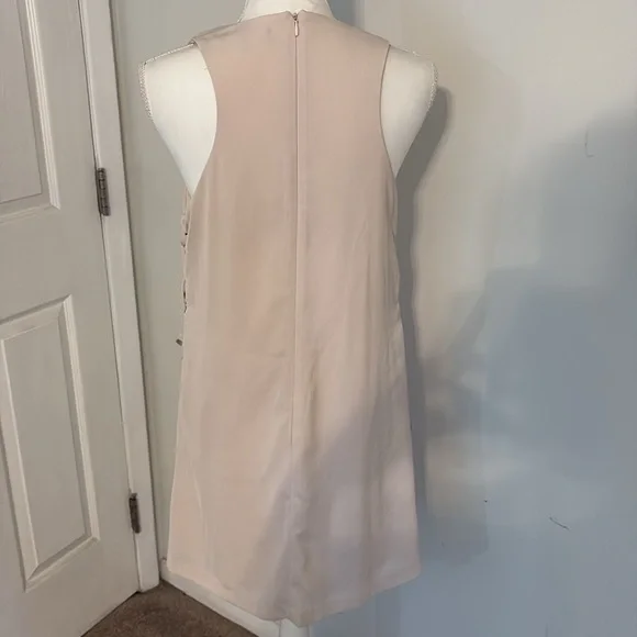 Lulus Blush Lace-Up Side Sleeveless Shift Dress Size Large - Picture 5 of 9